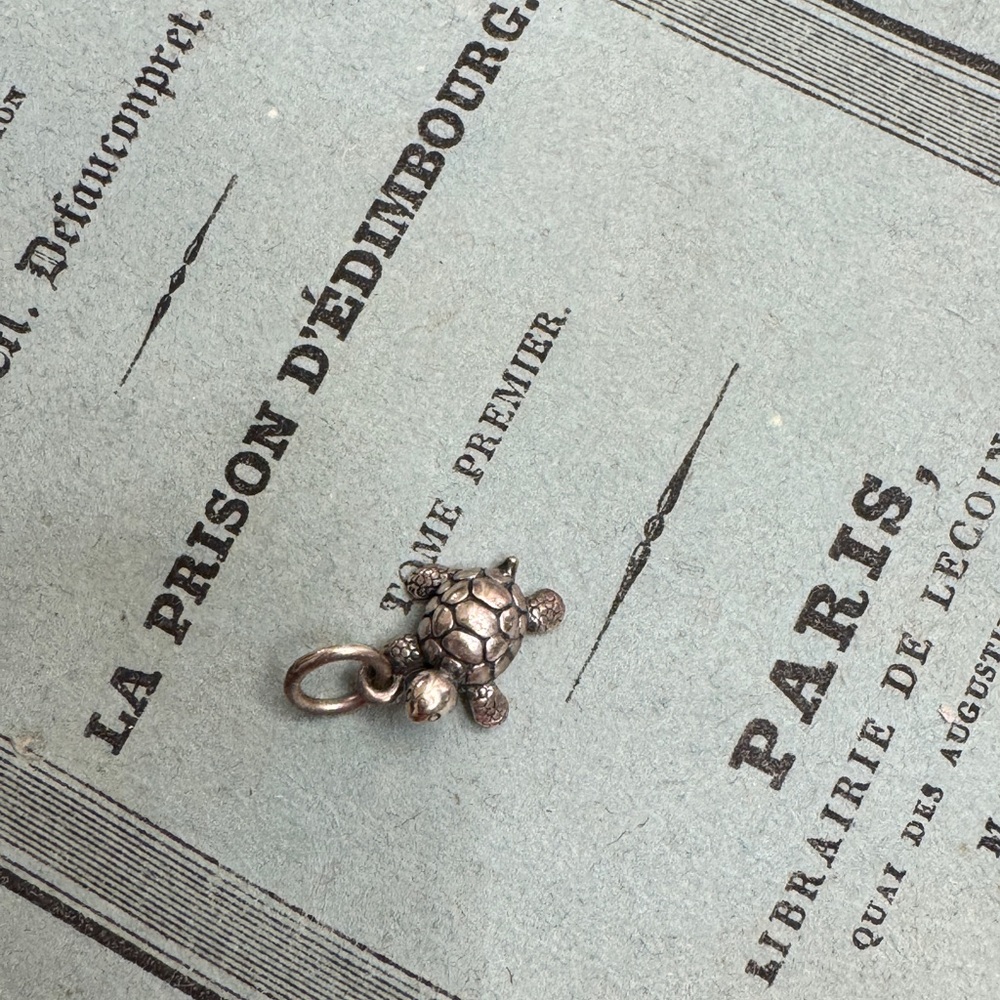 James Avery Silver Turtle Charm - image 2